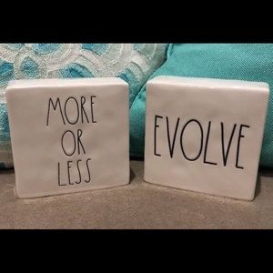 Rae Dunn Desk Paper Weight Set